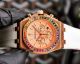 Knockoff Audemars Piguet Royal Oak 42mm Rose Gold Rainbow Watch Quartz Movement (4)_th.jpg